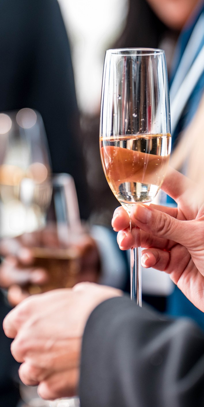 Glass of champagne