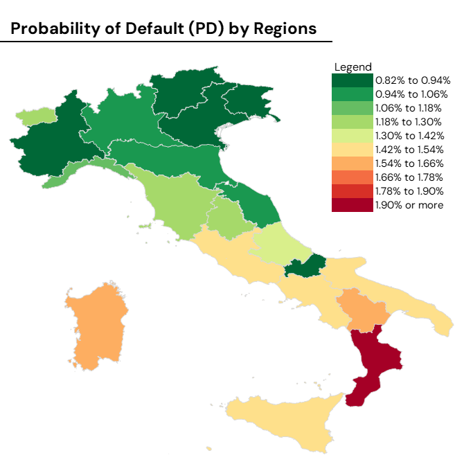 PD by region