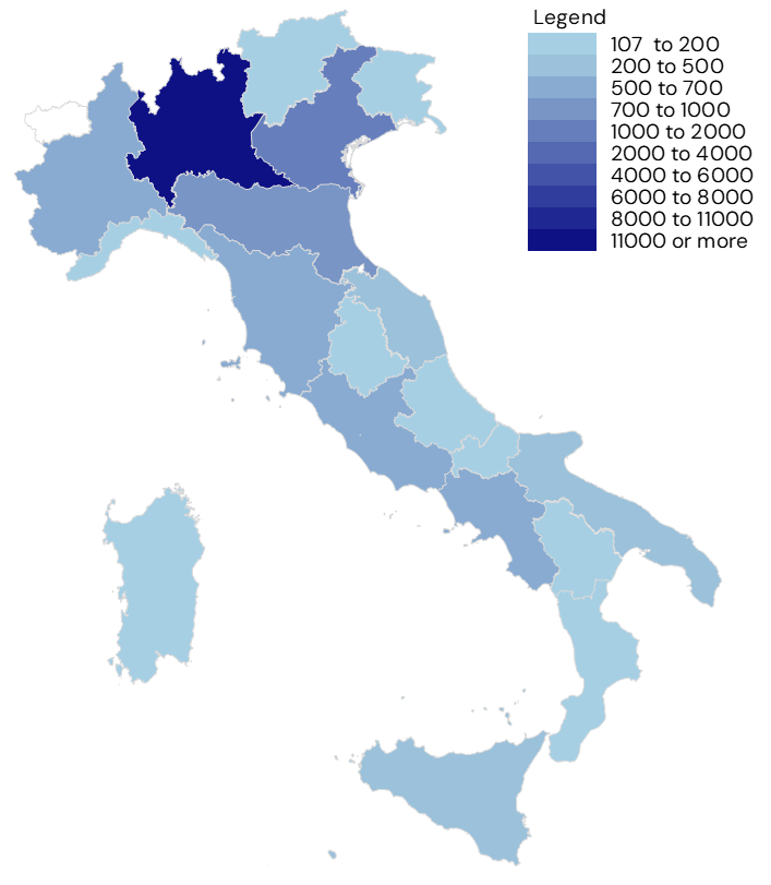 Italy Consensus Depth Coverage Map May 2026